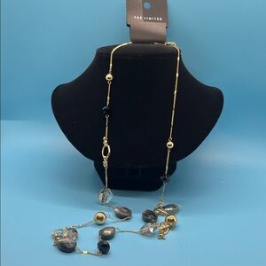 #0069.  The Limited Gold and Black Beaded Necklace Beads